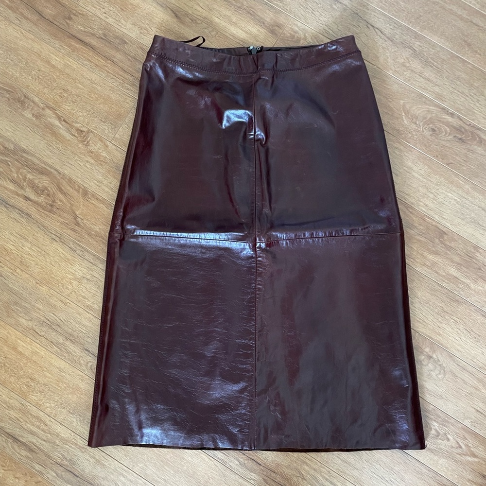Vintage Gap leather skirt